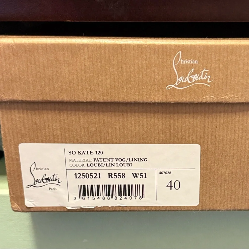 Limited Release-Christian Louboutin So Kate Vog Loubi Red Patent Leather-NIB